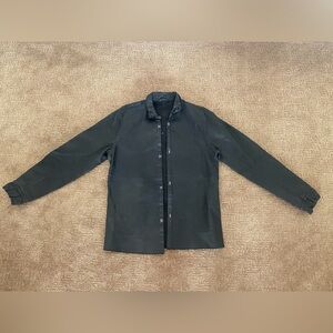 Made in Japan genuine cow leather shirt jacket